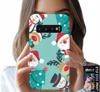 ETUI DO SAMSUNG GALAXY S10 PLUS - MIKOŁAJ, RENIFER BAŁWAN ŚWIĄTECZNE WZORY