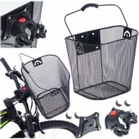 Kosz Rowerowy Koszyk Przedni Metalowy Click Na Kliknięcie