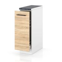 Szafka Kuchenna Stojąca Z Blatem Szafka Cargo 20cm Spremium Dąb Sonoma
