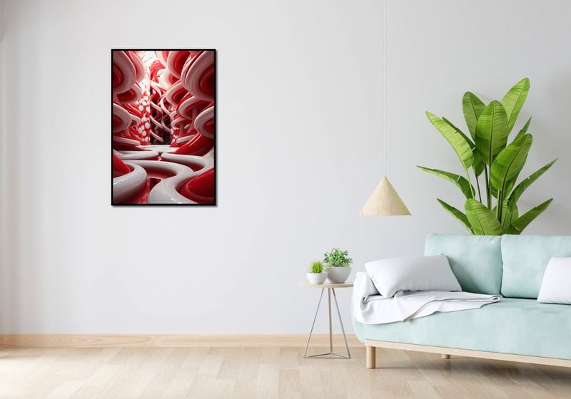 Plakat 61x91,5cm Czerwone Wiry zdjęcie 4