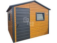 Schowek domek ogrodowy 3x2,5m drzwi 2x okno drewnopodobny TKD362