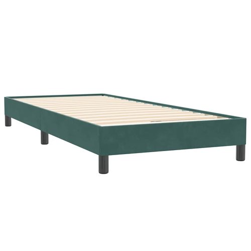 Łóżko typu Box Spring bez materaca Ciemnozielone 80x220 cm na Arena.pl