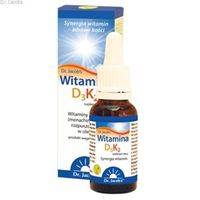 WITAMINA K2 MK-7 + D3 krople Dr Jacobs naturalne