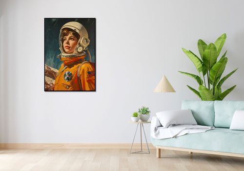 Plakat 70x100cm Pionierka Kosmosu na Arena.pl