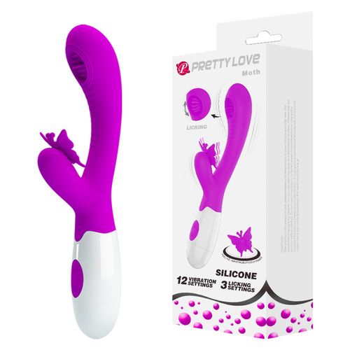 PRETTY LOVE - Moth, 12 vibration functions 3 licking settings na Arena.pl