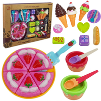 Zestaw Słodyczy Desery Lody Ciasteczka Akcesoria
