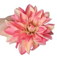 Dalia wyrobowa główka satynowa 16cm sztuczne kwiaty