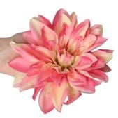 Dalia wyrobowa główka satynowa 16cm sztuczne kwiaty