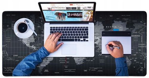 podkładka pod mysz dla graczy gamingowa duża 90x40 na Arena.pl