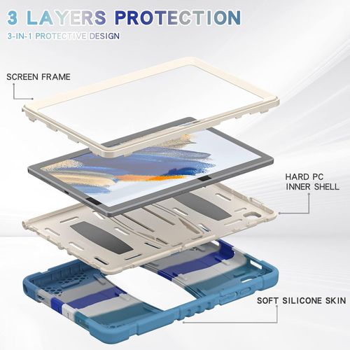 Etui do iPad 6/Air2 9.7" Wytrzymałe z Podstawką Niebieskie na Arena.pl