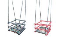 Hustawka drewniana z poduszka pastel Baczek 05422