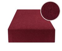 Prześcieradło Z Gumką 200X220 Frotte Burgund