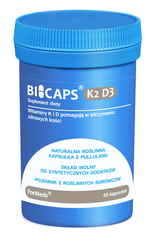BICAPS WITAMINA K2 MK-7 100mcg + D3 2000 FORMEDS na Arena.pl
