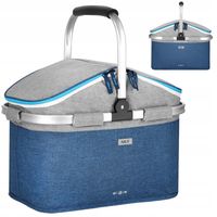 TORBA TERMICZNA PLAŻOWA PIKNIKOWA TERMICZNA TERMOIZOLACYJNA KOSZ SKŁADANA