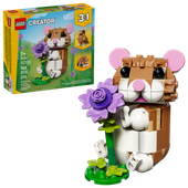 LEGO Creator 3 w 1 Uroczy chomik z kwiatkiem, 31376