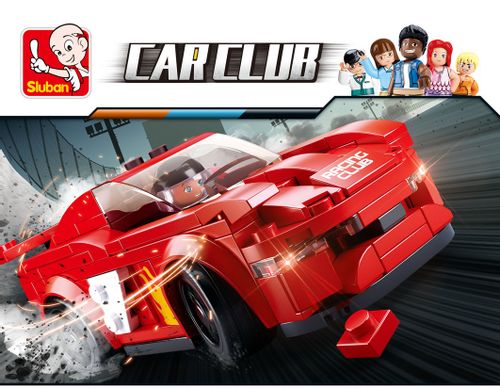 KLOCKI SLUBAN CC Samochód wyścigowy 163 - B0633D na Arena.pl
