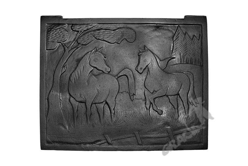 PŁASKORZEŹBA - KONIE ŻELIWNE zdjęcie 1
