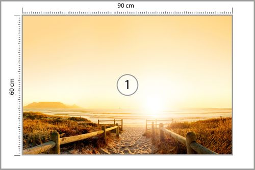 Fototapeta Plaża Zachód Słońca Tapeta Samoprzylepna 360x240 na Arena.pl