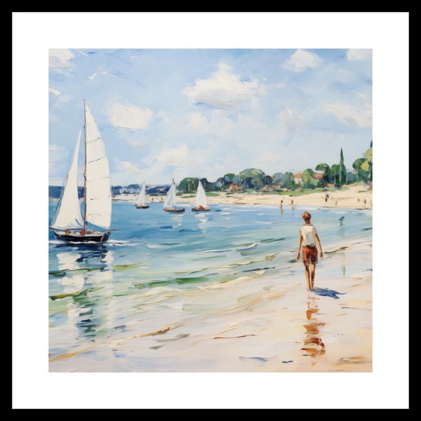 Plakat 40x40cm Życie na Brzegu zdjęcie 3
