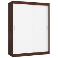 Szafa przesuwna do sypialni, NOTTE, 150x60x200, wenge, biel | TYLETEGOTU
