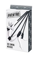 anonymo sex swing, velour, black
