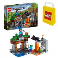KLOCKI LEGO MINECRAFT 21166 OPUSZCZONA KOPALNIA ZESTAW DLA DZIECKA + TORBA