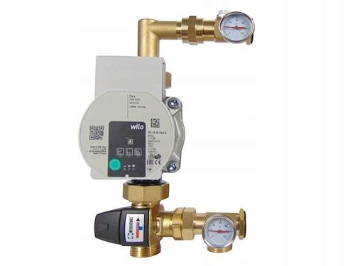 Rozdzielacz do podłogówki 7 obwodów sekcji z grupą pompową z pompą Wilo na Arena.pl
