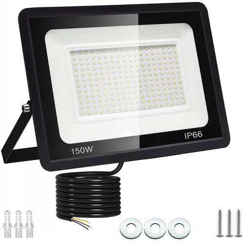 HALOGEN LED NAŚWIETLACZ LAMPA 150W REFLEKTOR SZKŁO HARTOWANE 14500lm na Arena.pl