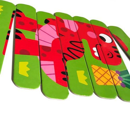 Puzzle Edukacyjne Dinozaury 16 Elementów Gra Roter Kafer Dla Dzieci na Arena.pl