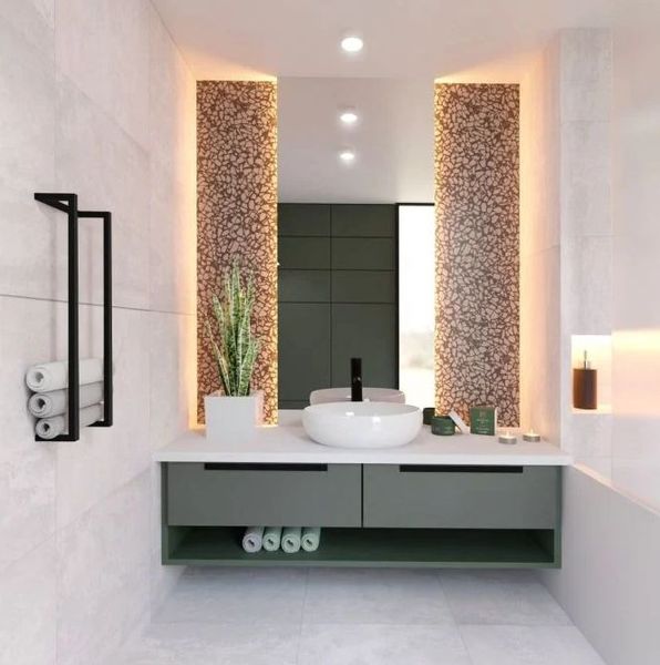 Wieszak na ręczniki HM-01 czarny zdjęcie 1