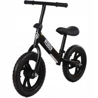 Bardzo lekki czarny rowerek dla dziecka 2 latka Webben Berry