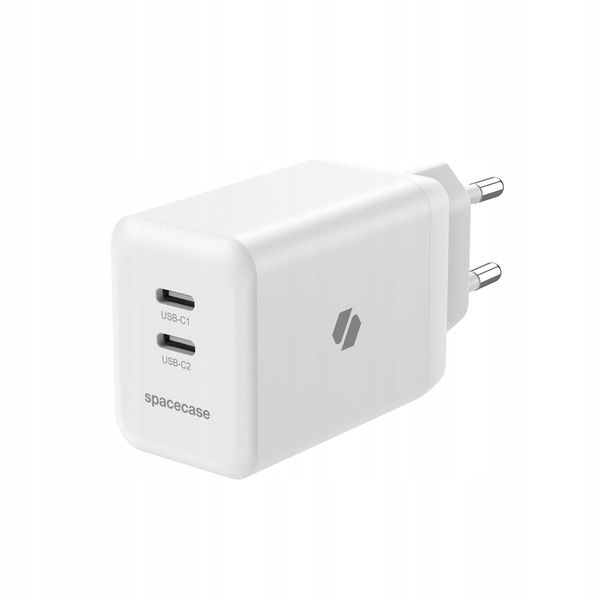 Spacecase Usb Charger 45W Gan Sc007W White zdjęcie 12