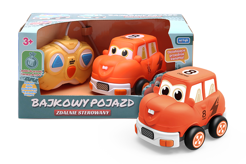 ARTYK 132490 Bajkowy pojazd zdalnie sterowany pomarańczowy na Arena.pl