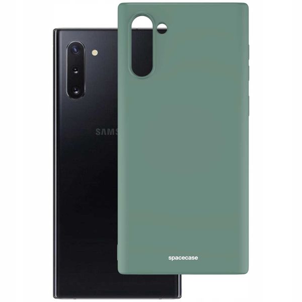 Spacecase Silicone Case Galaxy Note 10 Dark Green zdjęcie 2