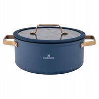Garnek indukcja 24 cm gaz PREMIUM powłoka non-stick Valdinox Giovanni 4,3 l