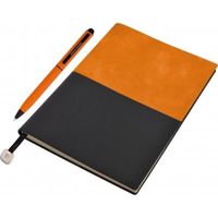 Notes A5 i długopis PIERRE CARDIN B3501204IP310 Pomarańczowo Czarny
