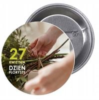 Przypinki buttony HIT 27 KWIETNIA DZIEŃ FLORYSTY