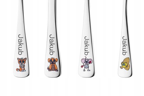 Sztućce dla Dzieci Gerlach Pychotki GRAWER PREZENT na Chrzest Roczek na Arena.pl