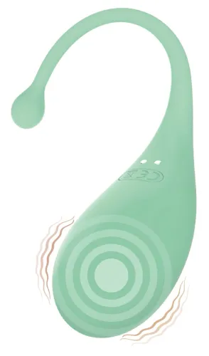 adrien lastic palpitation mint - wibrujące jajko bluetooth, 18 cm na Arena.pl