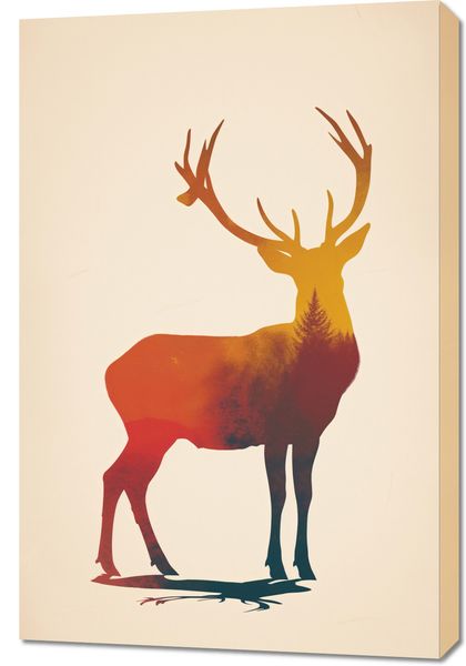 Obraz 60x90cm Światło Leśnego Monarchy zdjęcie 1