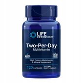 Life Extension Two Per Day 120 kaps. MULTIWITAMINA, ODPORNOŚĆ, ENERGIA