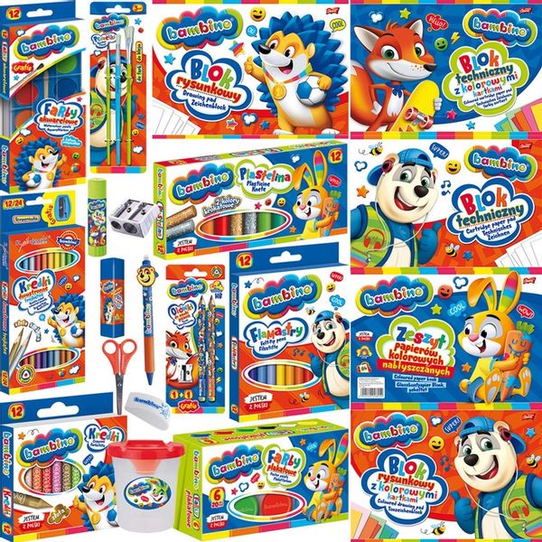 BAMBINO DUŻA WYPRAWKA SZKOLNA ZESTAW DO SZKOŁY XXL zdjęcie 1