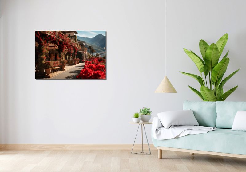 Obraz 90x60cm Czerwona Idylla zdjęcie 2