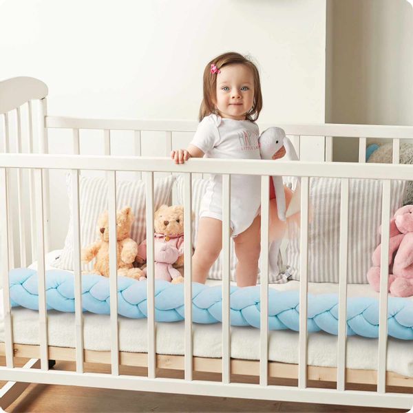 Otulacz do łóżeczka Ricokids 3m - niebieski zdjęcie 3