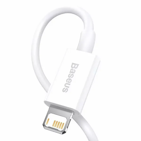 Baseus Superior kabel USB - Lightning 2,4A 1 m Biały (CALYS-A02) zdjęcie 1