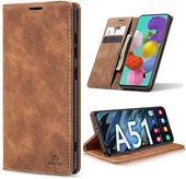 Etui na telefon komórkowy Samsung Galaxy A51 brązowe
