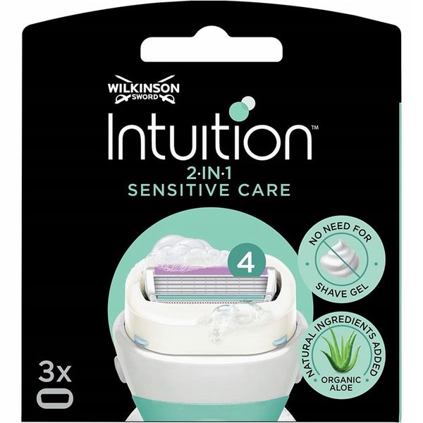 3x Wkłady Nożyki WILKINSON Intuition Sensitive Care zdjęcie 2