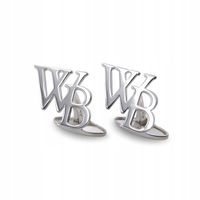 Spinki do mankietów inicjały Litera Litery Prezent