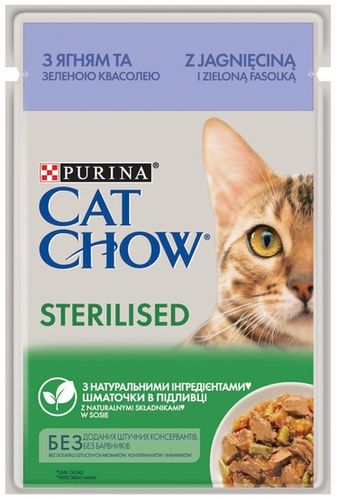 Karma dla kotów po kastracji i sterylizacji Purina Cat Chow Jagnięcina 85g na Arena.pl