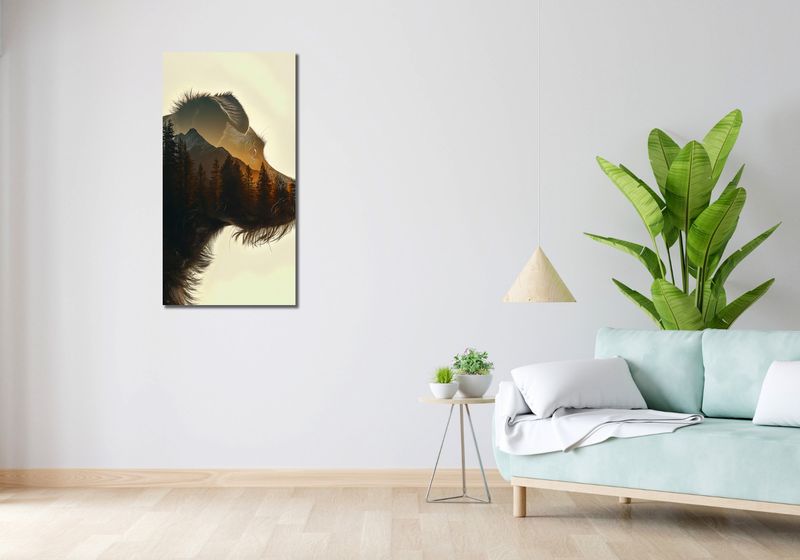 Obraz 50x100cm Psi Duch Lasu zdjęcie 2